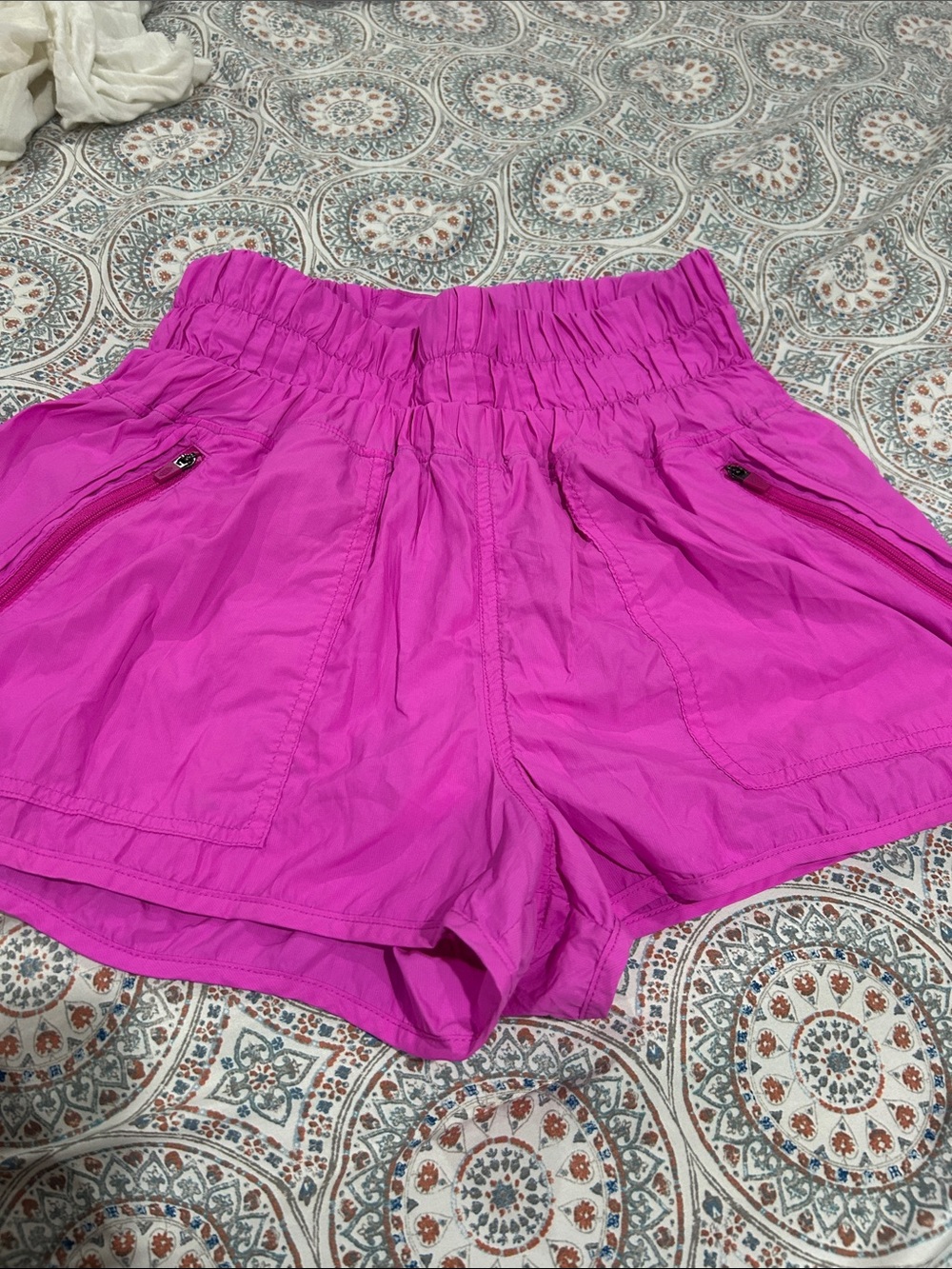 FP Movement by Free People Magenta High-Waist Athletic Shorts
